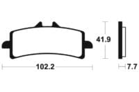 TECNIUM Professional Racing Remblokken - MSR341 Gesinterd metaal