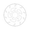 800Wx800H-1035419-2 BREMBO Serie Oro ronde vaste remschijf