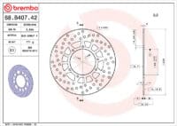BREMBO Serie Oro ronde vaste remschijf