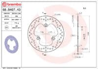 BREMBO Serie Oro ronde vaste remschijf