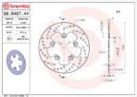 BREMBO Serie Oro ronde vaste remschijf