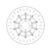 BREMBO Serie Oro ronde vaste remschijf