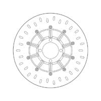 BREMBO Serie Oro ronde vaste remschijf
