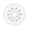 BREMBO Serie Oro ronde vaste remschijf
