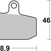 800Wx800H-1035718-1 BREMBO Scooter Remblokken - 07006XS Gesinterd metaal