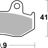 BREMBO Scooter Remblokken - 07038XS Gesinterd metaal