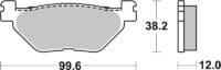 BREMBO Scooter Remblokken - 07052XS Gesinterd metaal