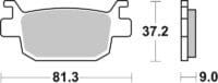 BREMBO Scooter Remblokken - 07064XS Gesinterd metaal
