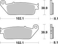 BREMBO Scooter Remblokken - 07074XS Gesinterd metaal