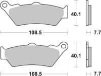 BREMBO Street Remblokken - 07BB03SP Gesinterd metaal