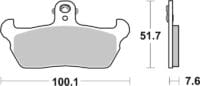 BREMBO Street Remblokken - 07BB1606 Carbon Ceramic