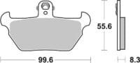 BREMBO Street Remblokken - 07BB22LA Gesinterd metaal