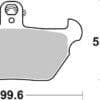 BREMBO Street Remblokken - 07BB22SA Gesinterd metaal