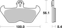 BREMBO Street Remblokken - 07BB24SA Gesinterd metaal