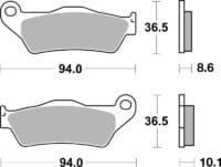 BREMBO Street Remblokken - 07BB28SP Gesinterd metaal
