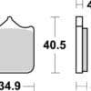 BREMBO Street Remblokken - 07BB33SA Gesinterd metaal