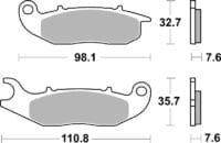 BREMBO Street Remblokken - 07GR03CC Carbon Ceramic