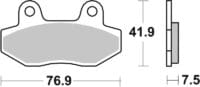 BREMBO Street Remblokken - 07GR12SA Gesinterd metaal