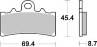 BREMBO Street Remblokken - 07GR18CC Carbon Ceramic