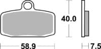 BREMBO Off-Road Remblokken - 07GR20SD Gesinterd metaal