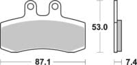 BREMBO Street Remblokken - 07GR2106 Carbon Ceramic