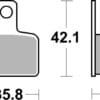 BREMBO Street Remblokken - 07GR23CC Carbon Ceramic