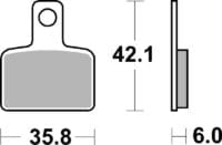BREMBO Street Remblokken - 07GR23CC Carbon Ceramic