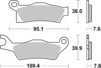BREMBO Off-Road Remblokken - 07GR26SD Gesinterd metaal