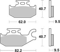 BREMBO Off-Road Remblokken - 07GR49SD Gesinterd metaal
