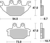 BREMBO Off-Road Remblokken - 07GR52SD Gesinterd metaal