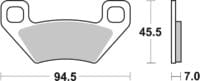 BREMBO Off-Road Remblokken - 07GR53SD Gesinterd metaal