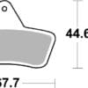 BREMBO Off-Road Remblokken - 07GR54SD Gesinterd metaal