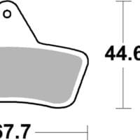 800Wx800H-1035900-1 BREMBO Off-Road Remblokken - 07GR54SD Gesinterd metaal