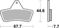 BREMBO Off-Road Remblokken - 07GR54SD Gesinterd metaal