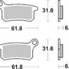 BREMBO Off-Road Remblokken - 07GR69SD Gesinterd metaal