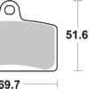 BREMBO Street Remblokken - 07GR72SA Gesinterd metaal