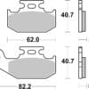 BREMBO Off-Road Remblokken - 07GR74SD Gesinterd metaal