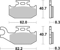 BREMBO Off-Road Remblokken - 07GR74SD Gesinterd metaal