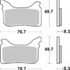 BREMBO Off-Road Remblokken - 07GR75SX Gesinterd metaal
