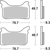 BREMBO Off-Road Remblokken - 07GR75SX Gesinterd metaal