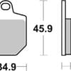 BREMBO Off-Road Remblokken - 07GR76SX Gesinterd metaal