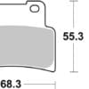 BREMBO Street Remblokken - 07GR7707 Carbon Ceramic