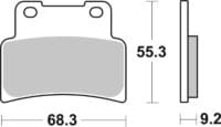 BREMBO Street Remblokken - 07GR77SA Gesinterd metaal