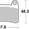 BREMBO Street Remblokken - 07GR83SA Gesinterd metaal