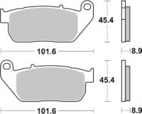 BREMBO Street Remblokken - 07HD13SA Gesinterd metaal