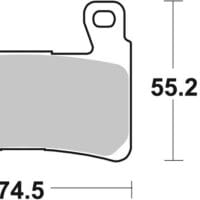 800Wx800H-1035950-1 BREMBO Street Remblokken - 07HD20SA Gesinterd metaal