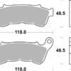 BREMBO Street Remblokken - 07HD22SA Gesinterd metaal