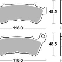 800Wx800H-1035951-1 BREMBO Street Remblokken - 07HD22SA Gesinterd metaal