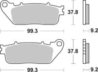 BREMBO Street Remblokken - 07HO13CC Carbon Ceramic