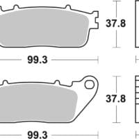 800Wx800H-1035968-1 BREMBO Street Remblokken - 07HO13SP Gesinterd metaal
